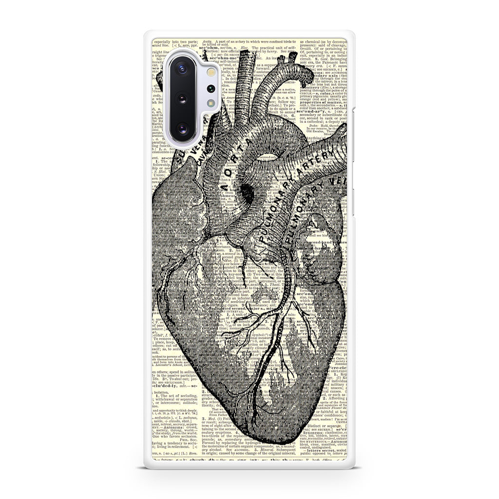 Heart Book Art Galaxy Note 10 Plus Case