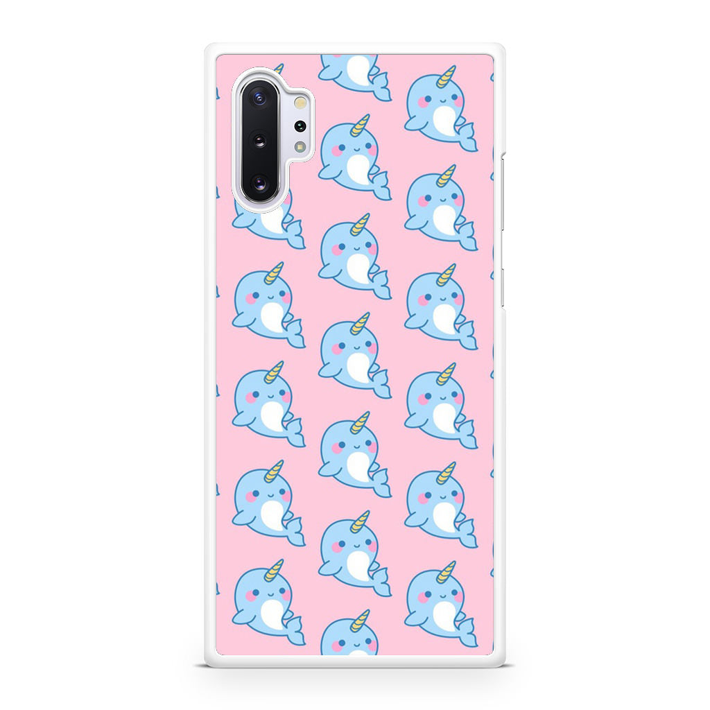 Horned Whales Pattern Galaxy Note 10 Plus Case