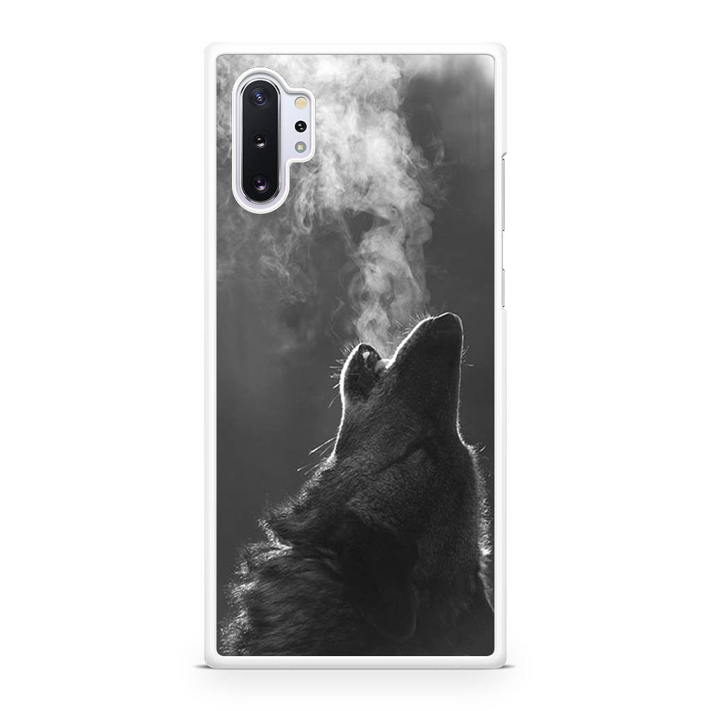 Howling Wolves Black and White Galaxy Note 10 Plus Case