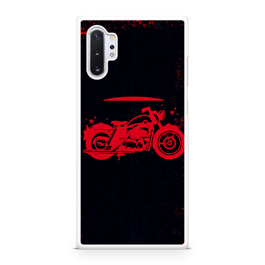 Motorcycle Red Art Galaxy Note 10 Plus Case