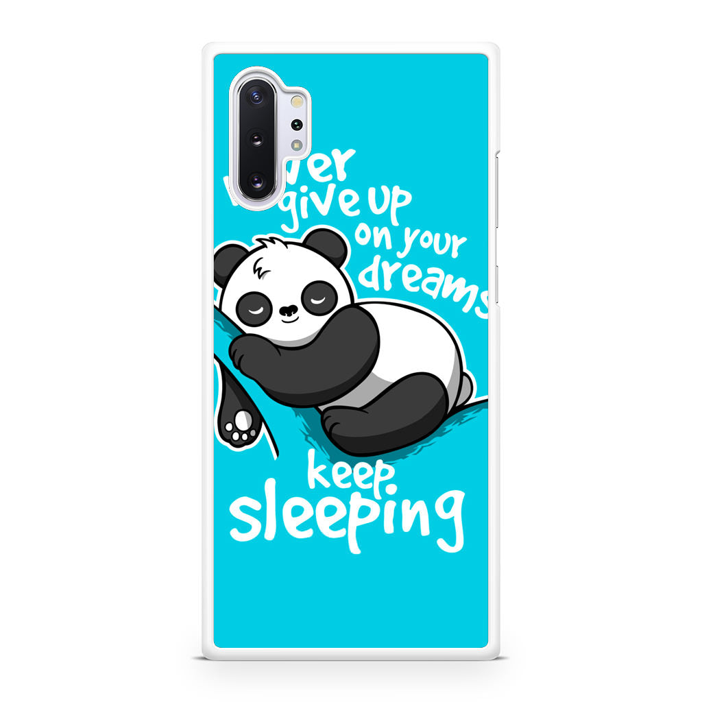 Panda Keep Sleeping Galaxy Note 10 Plus Case