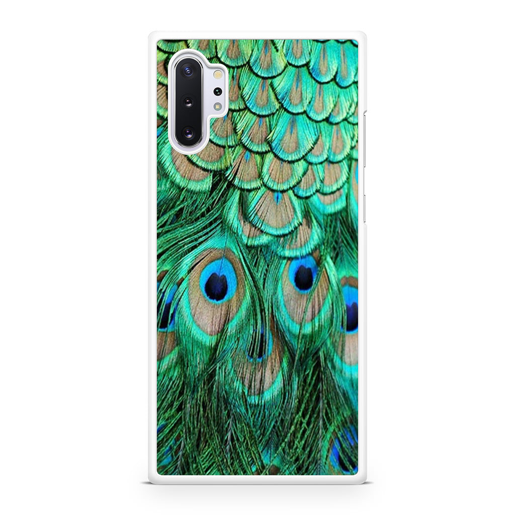 Peacock Feather Galaxy Note 10 Plus Case