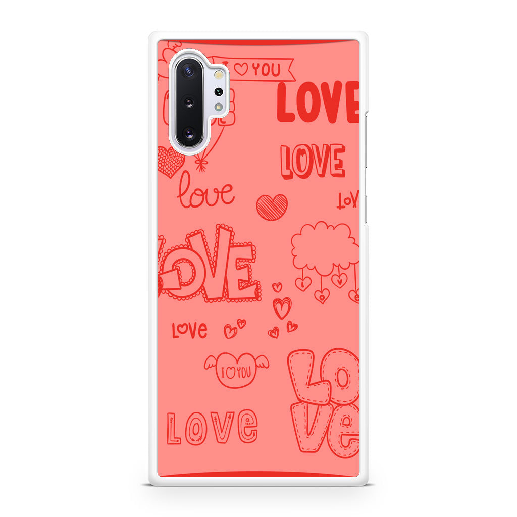 Pink Lover Galaxy Note 10 Plus Case