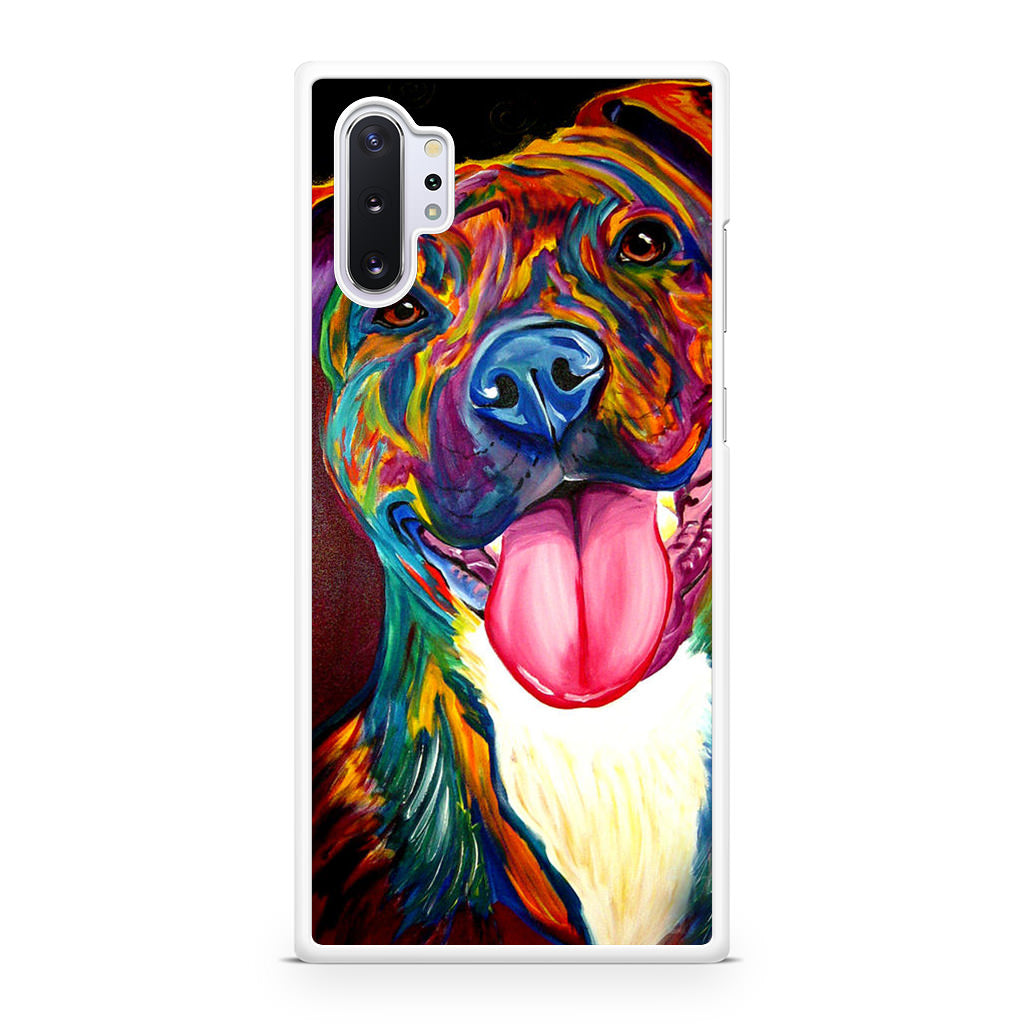 Pitbull Painting Art Galaxy Note 10 Plus Case