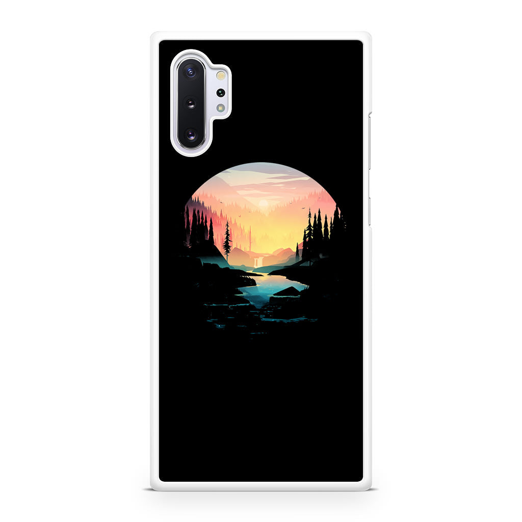 River Path at Dusk Galaxy Note 10 Plus Case