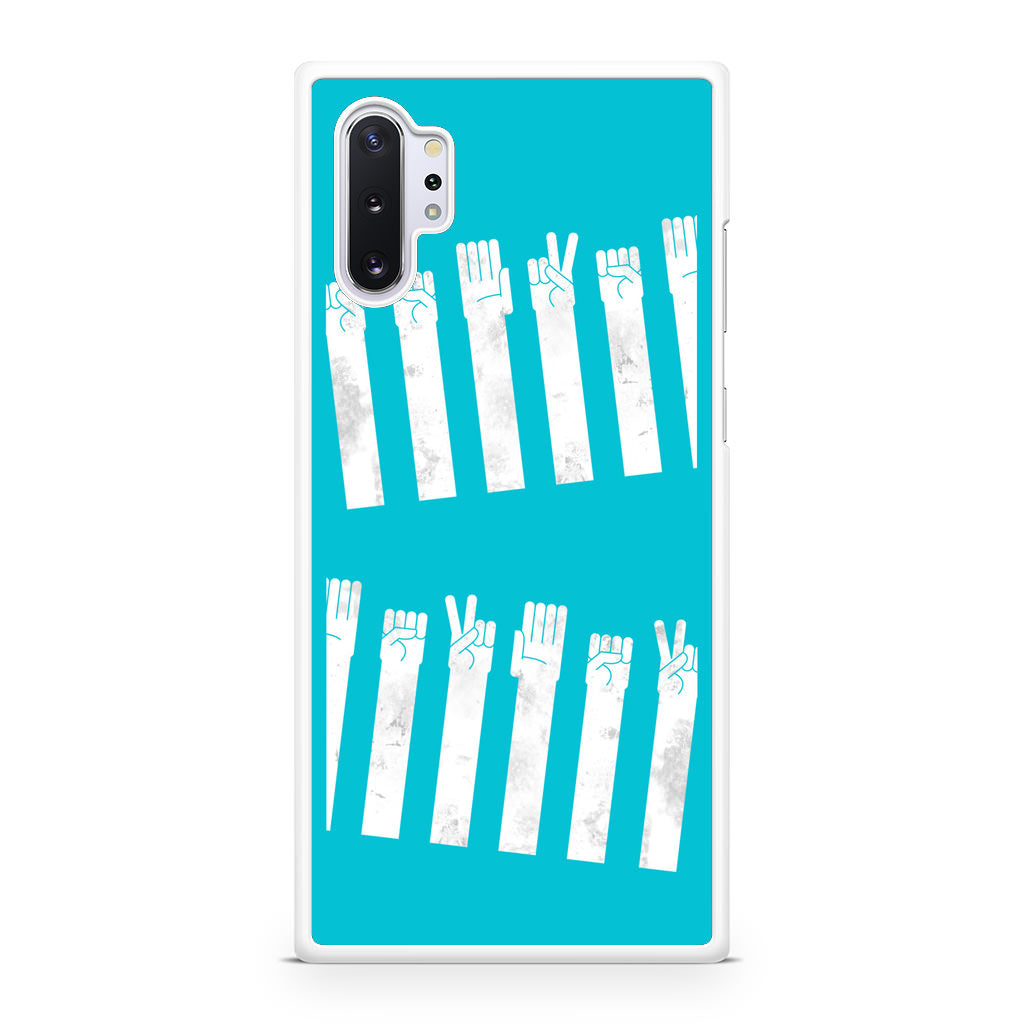 Rock Paper Scissors Zebra Crossing Galaxy Note 10 Plus Case