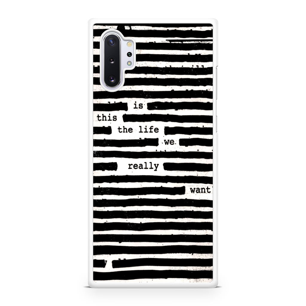 Roger Waters Is This the Life We Really Want Galaxy Note 10 Plus Case