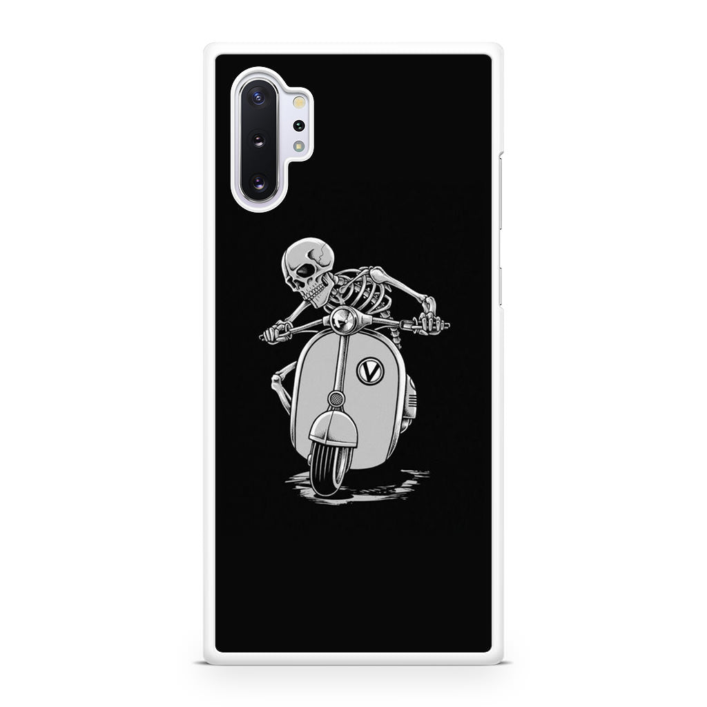 Skeleton Rides Scooter Galaxy Note 10 Plus Case