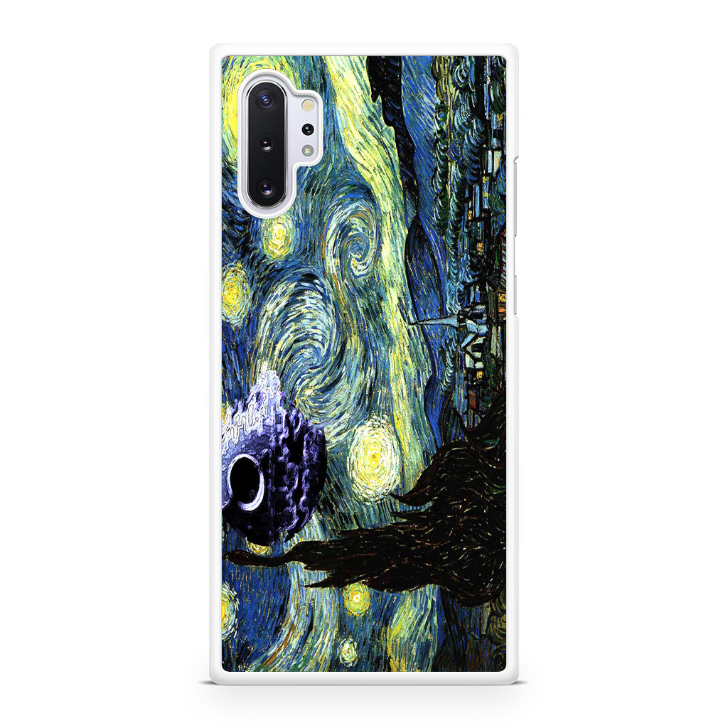 Skellington on a Starry Night Galaxy Note 10 Plus Case