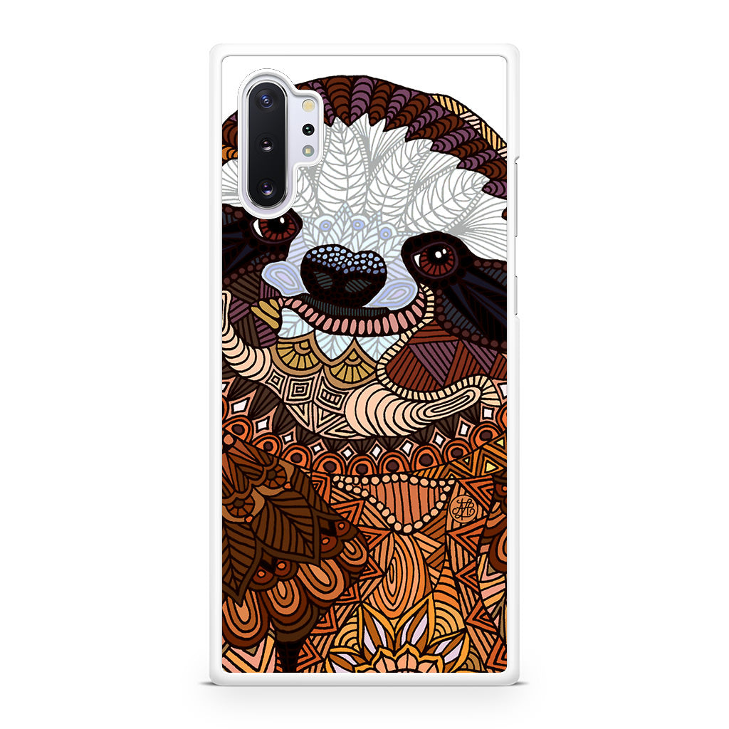 Sloth Ethnic Pattern Galaxy Note 10 Plus Case