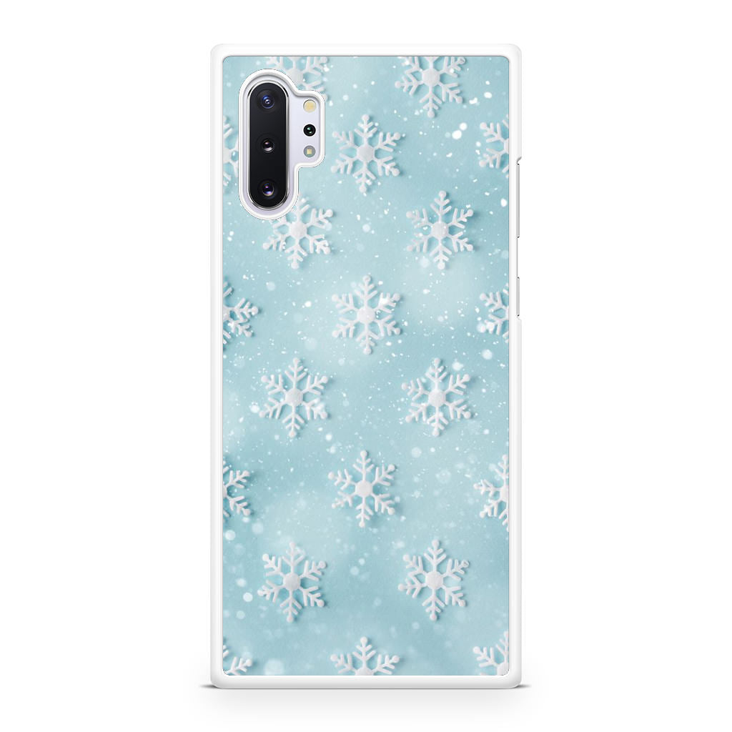 Snowflakes Pattern Galaxy Note 10 Plus Case