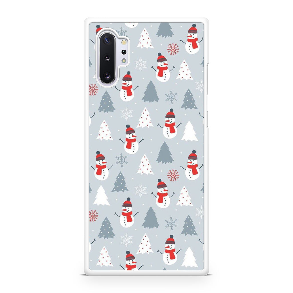 Snowmans Pattern Galaxy Note 10 Plus Case