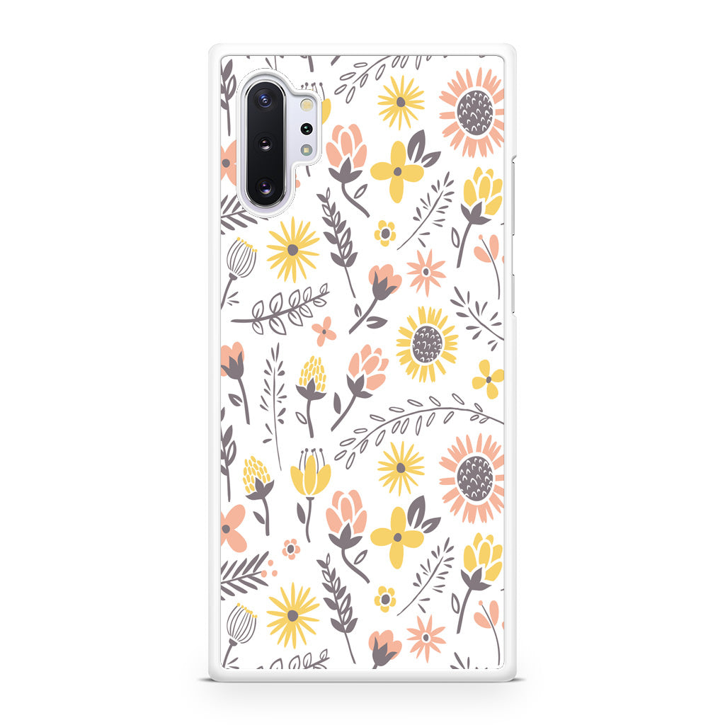 Spring Things Pattern Galaxy Note 10 Plus Case