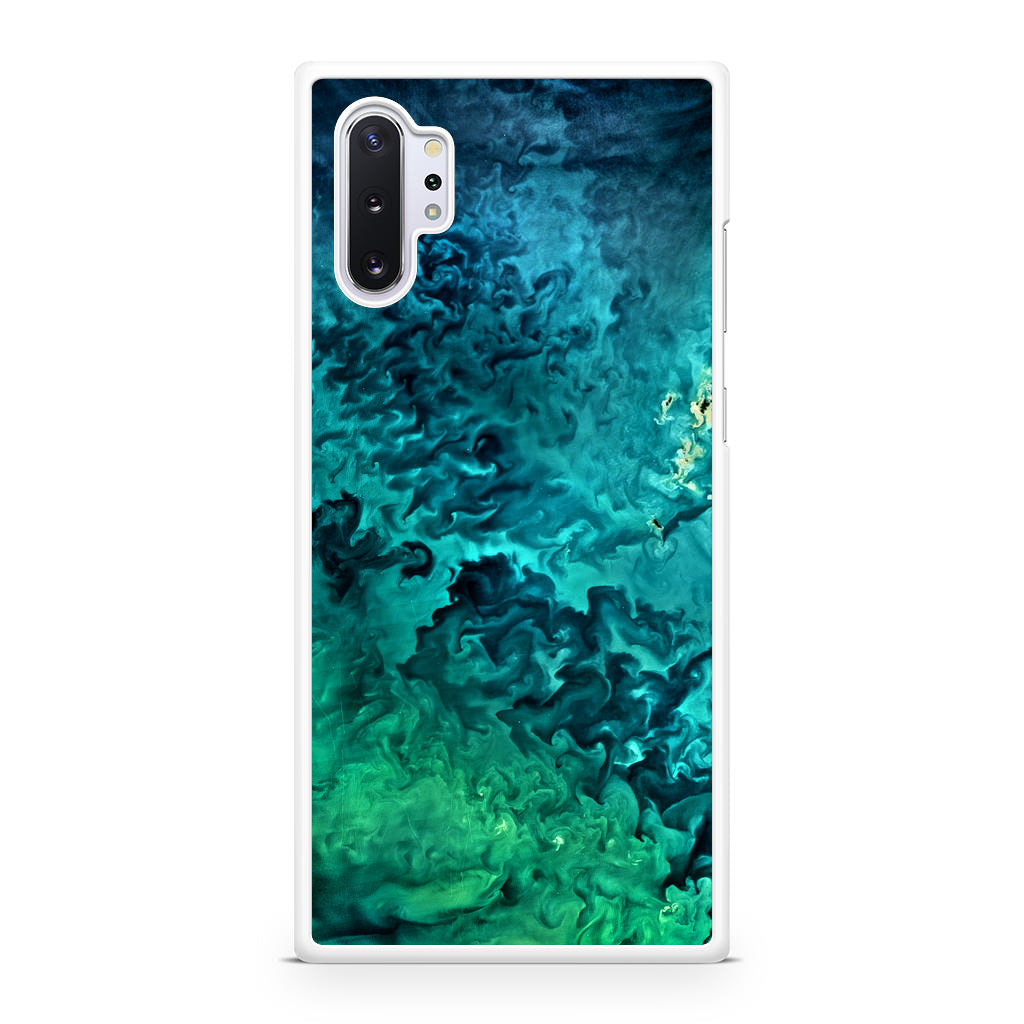 Swirls In The Yellow Sea Galaxy Note 10 Plus Case