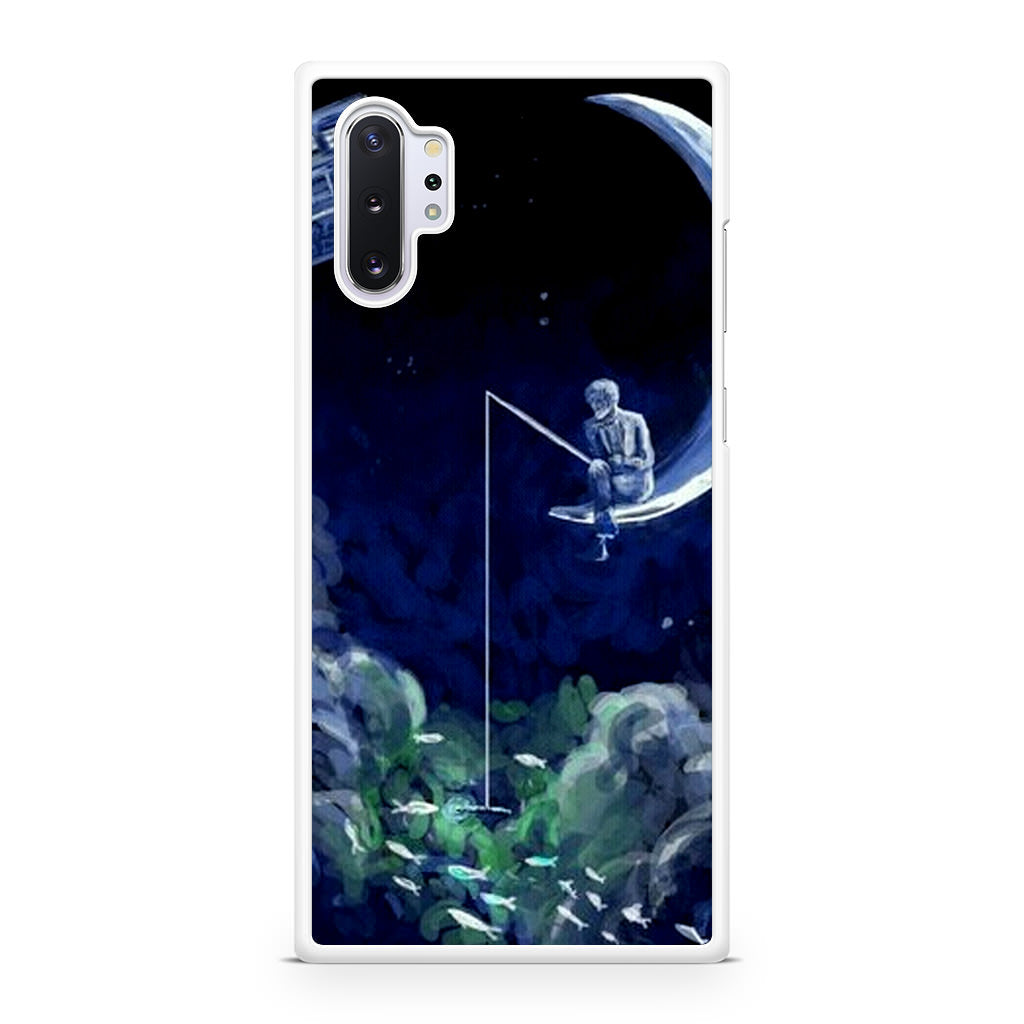 Tardis Walking To The Moon Galaxy Note 10 Plus Case