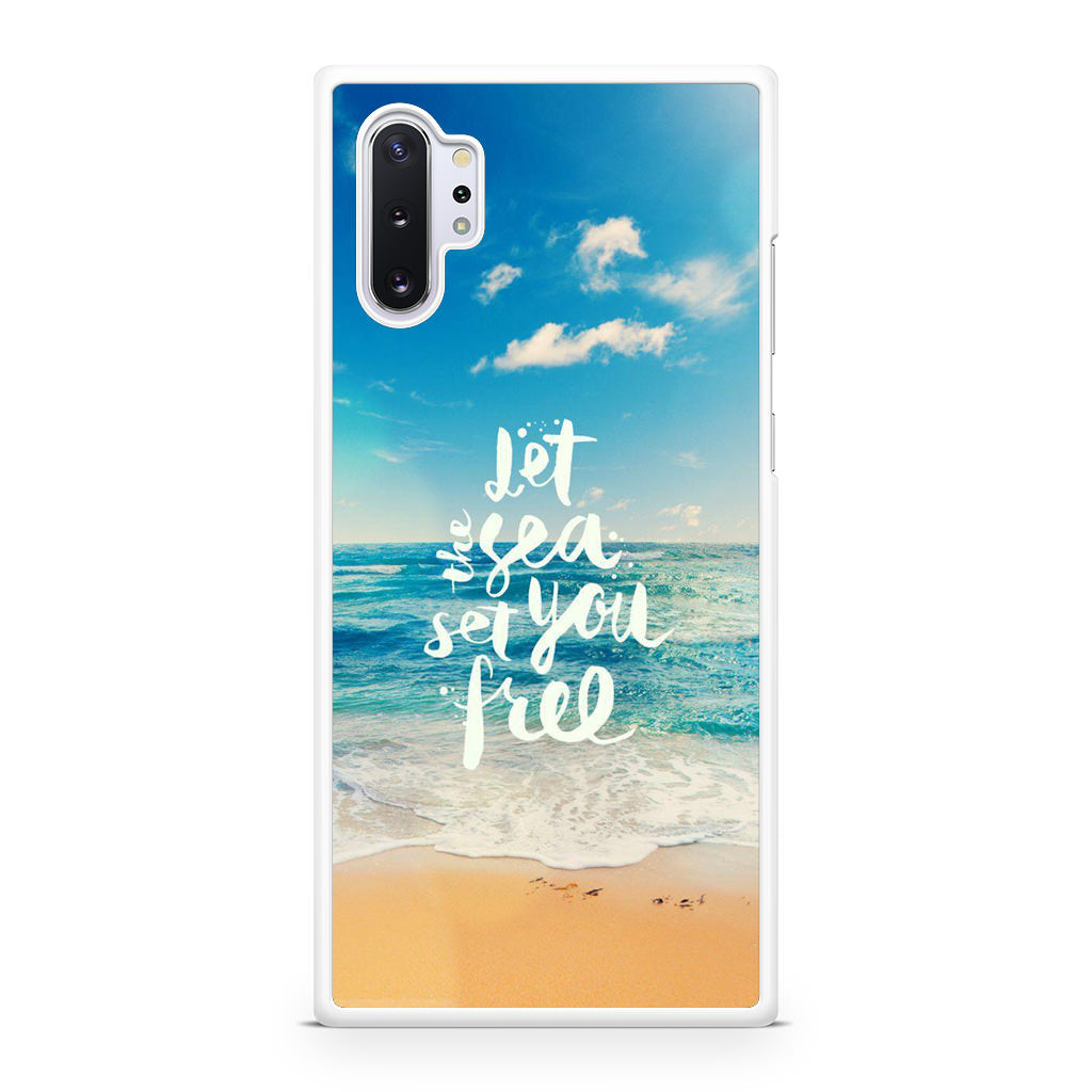 The Sea Set You Free Galaxy Note 10 Plus Case