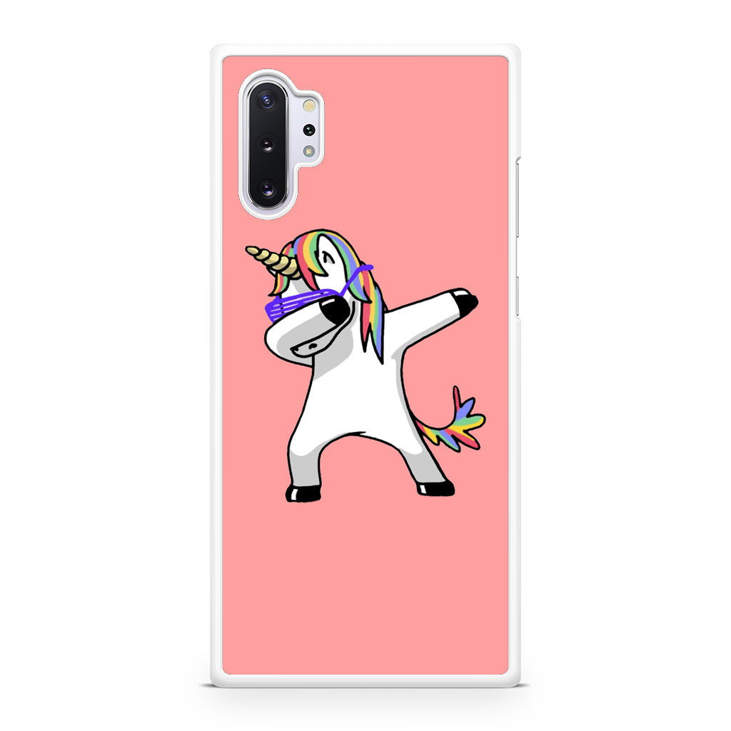 Unicorn Dabbing Pink Galaxy Note 10 Plus Case