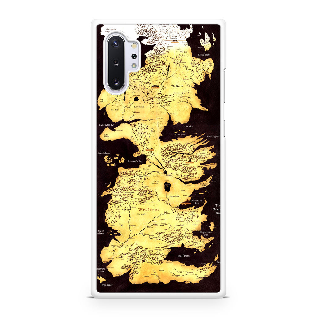 Westeros Map Galaxy Note 10 Plus Case