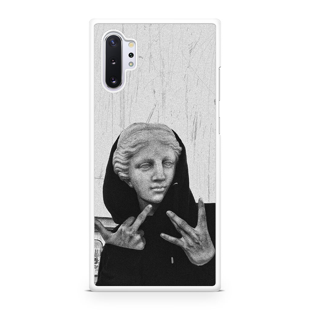 Greek Statue Wearing Hoodie Galaxy Note 10 Plus Case