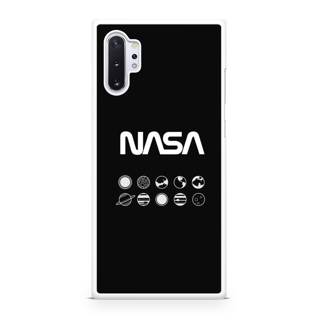 NASA Minimalist Galaxy Note 10 Plus Case