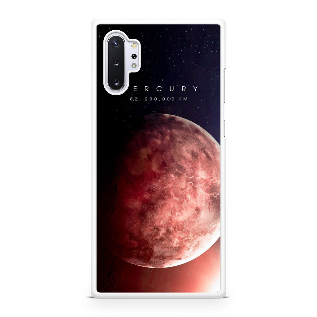 Planet Mercury Galaxy Note 10 Plus Case