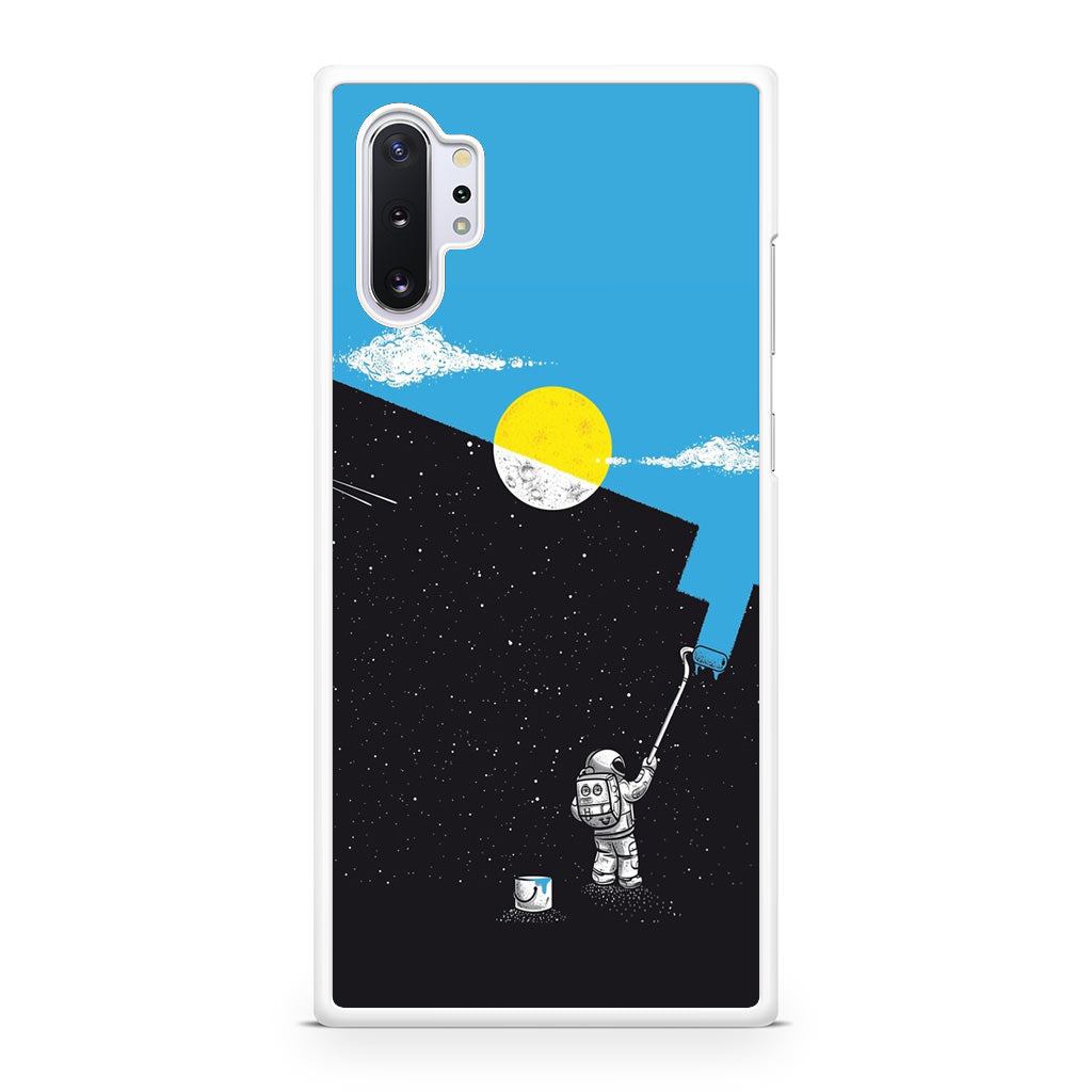 Space Paiting Day Galaxy Note 10 Plus Case