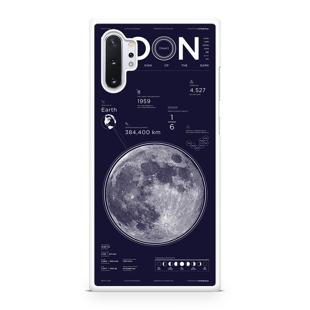 The Moon Galaxy Note 10 Plus Case