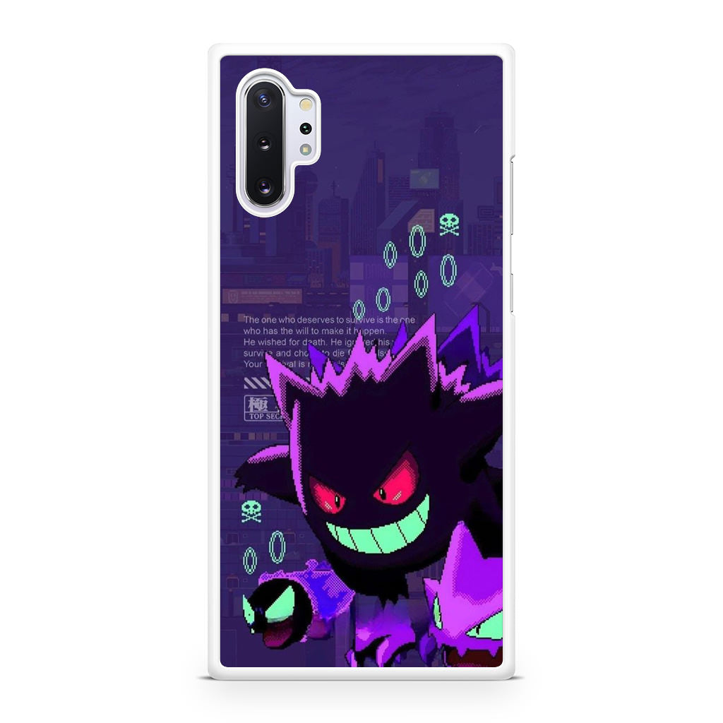 Gengar Pixel Art Galaxy Note 10 Plus Case