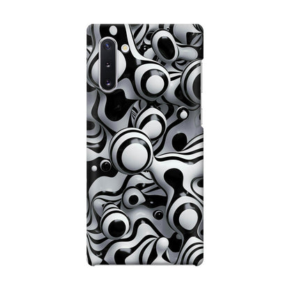 Abstract Art Black White Galaxy Note 10 Case