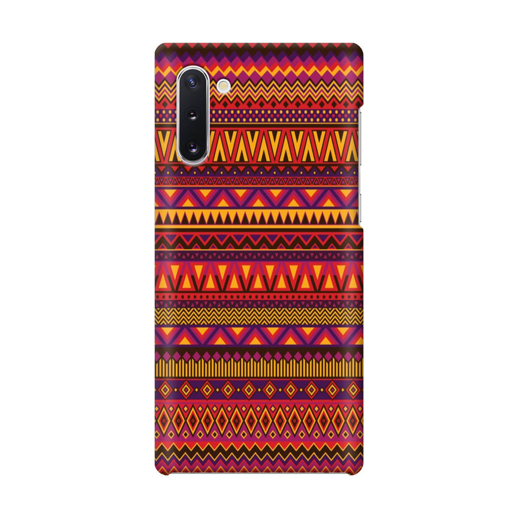 African Aztec Pattern Galaxy Note 10 Case