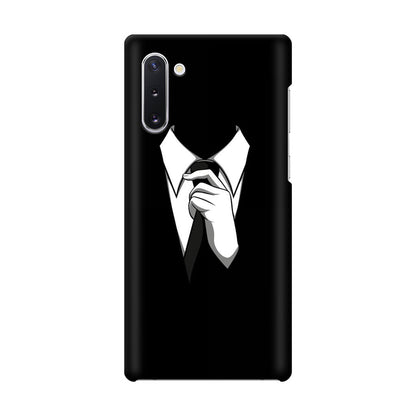 Anonymous Black White Tie Galaxy Note 10 Case