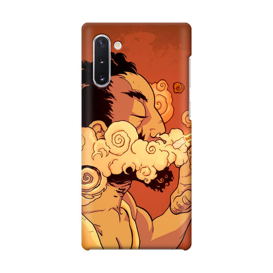 Artistic Psychedelic Smoke Galaxy Note 10 Case