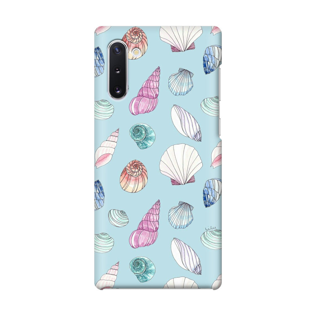 Beach Shells Pattern Galaxy Note 10 Case