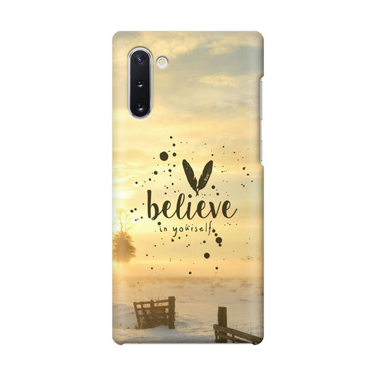 Believe in Yourself Galaxy Note 10 Case