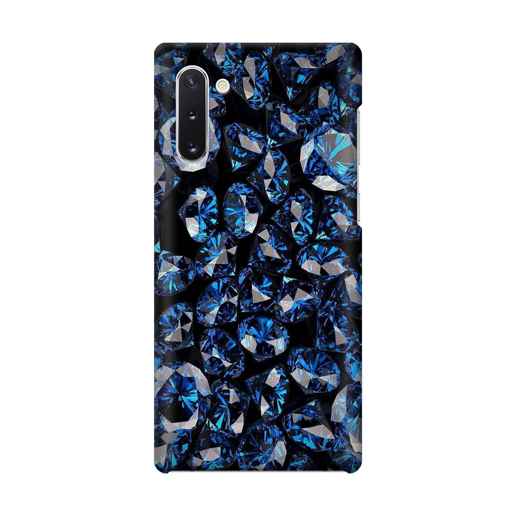 Blue Diamonds Pattern Galaxy Note 10 Case