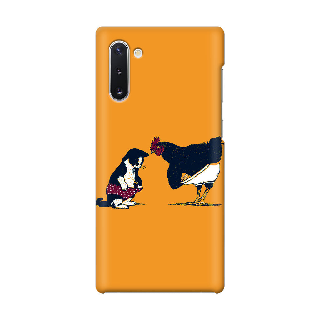 Cat Chicken Yellow Underwear Cute Galaxy Note 10 Case