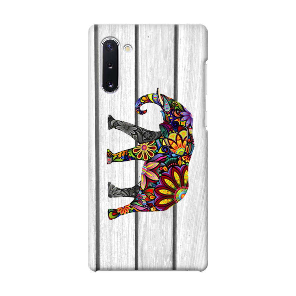 Colorful Elephant Flower Galaxy Note 10 Case