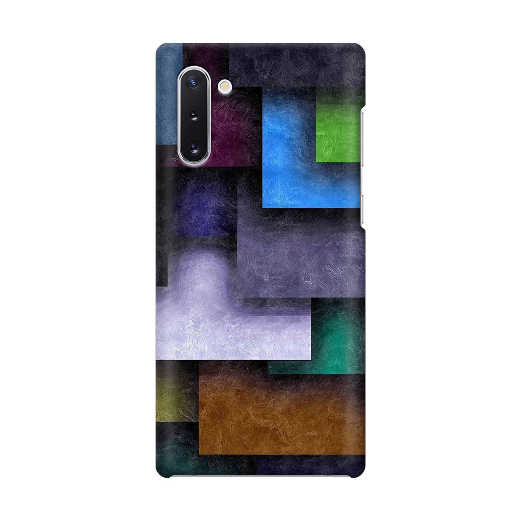 Colorful Rectangel Art Galaxy Note 10 Case