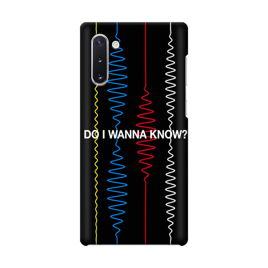 Do I Wanna Know Four Strings Galaxy Note 10 Case