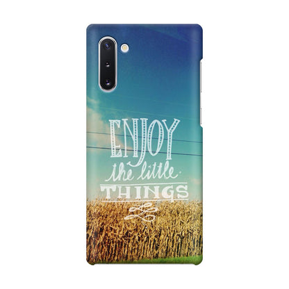 Enjoy The Little Things Galaxy Note 10 Case