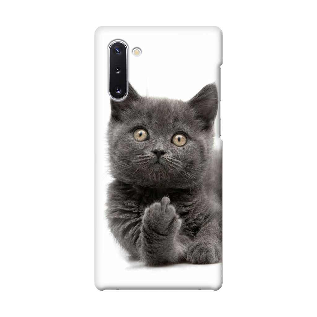 Finger British Shorthair Cat Galaxy Note 10 Case