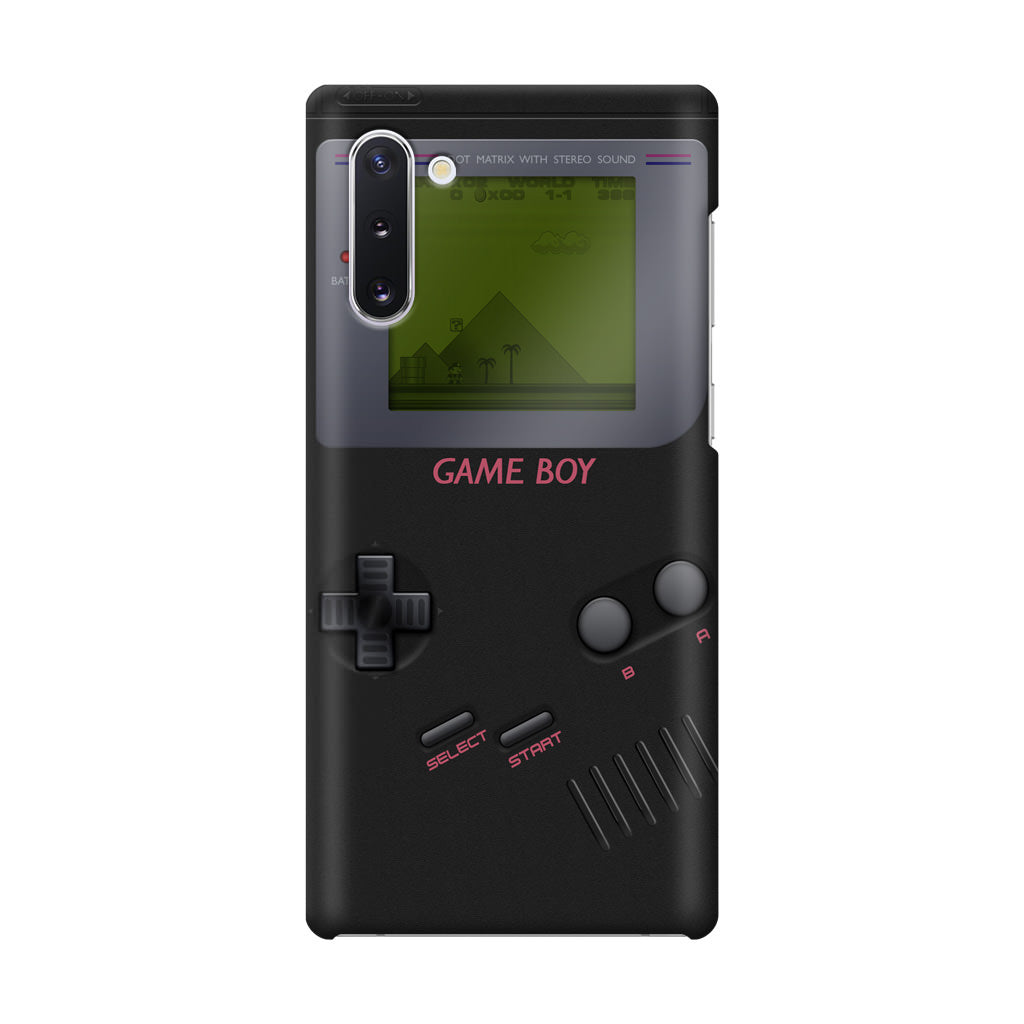 Game Boy Black Model Galaxy Note 10 Case