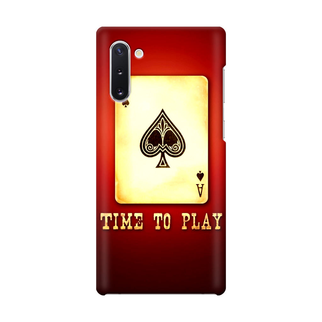 Game Card Time To Play Galaxy Note 10 Case