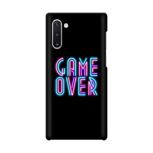 Game Over Neon Galaxy Note 10 Case