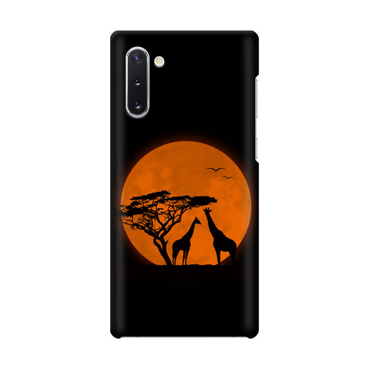 Giraffes Silhouette Galaxy Note 10 Case