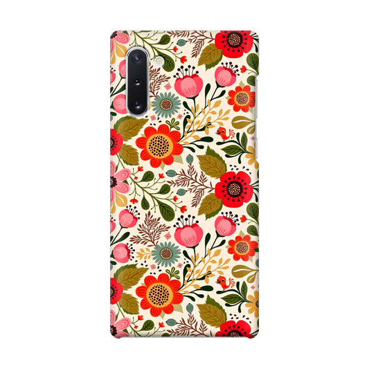 Hello Spring Pattern Galaxy Note 10 Case