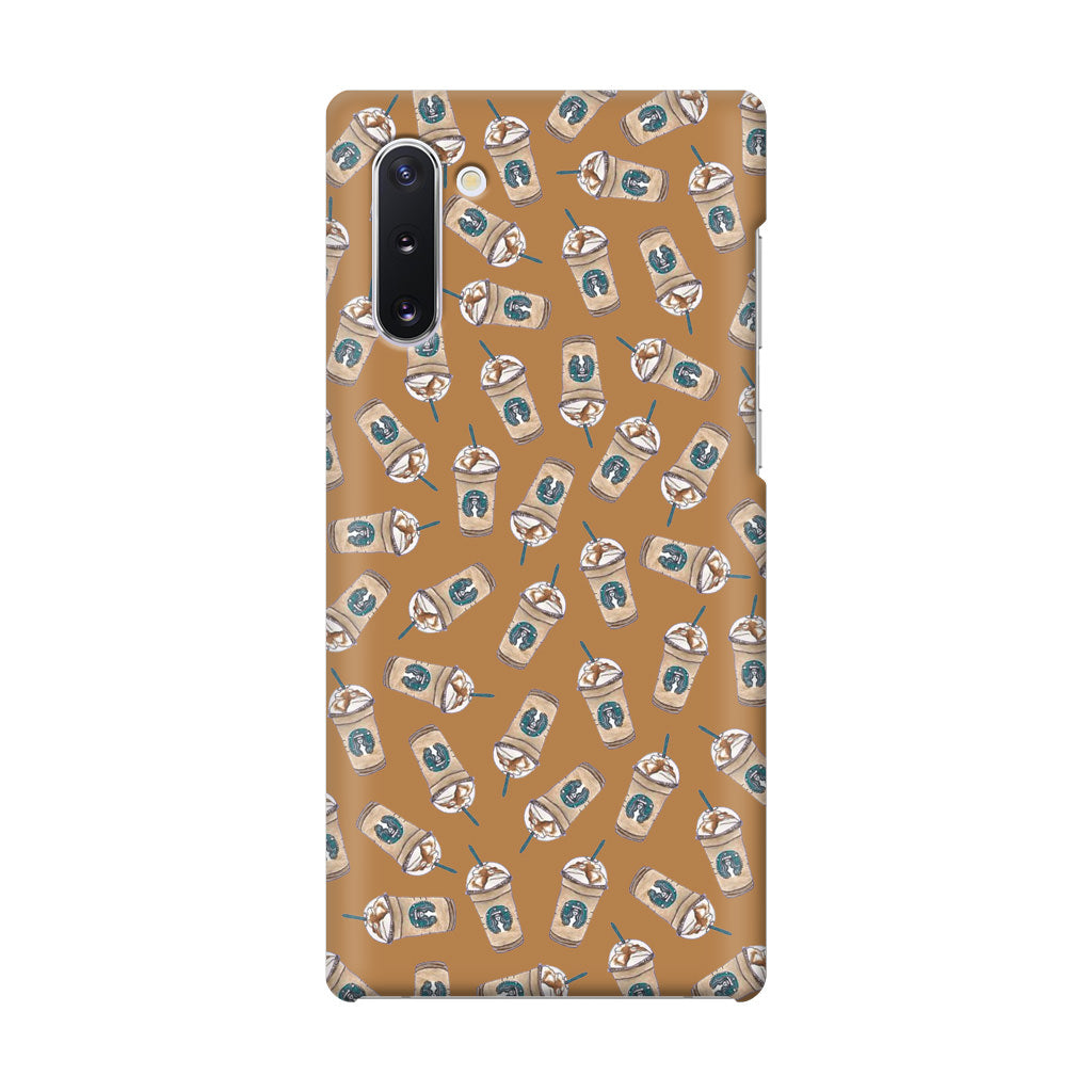 Iced Cappuccinos Lover Pattern Galaxy Note 10 Case