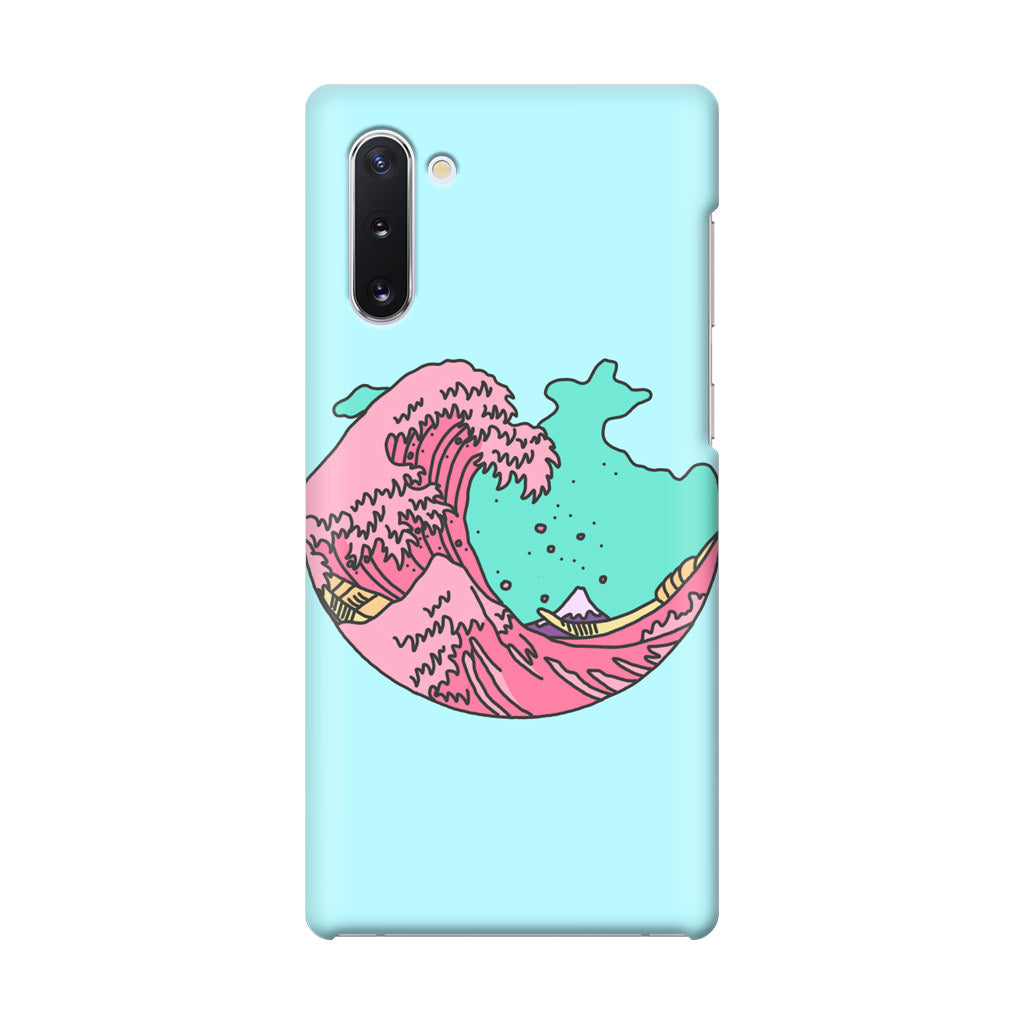 Japanese Pastel Wave Galaxy Note 10 Case