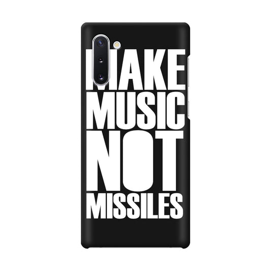 Make Music Not Missiles Galaxy Note 10 Case