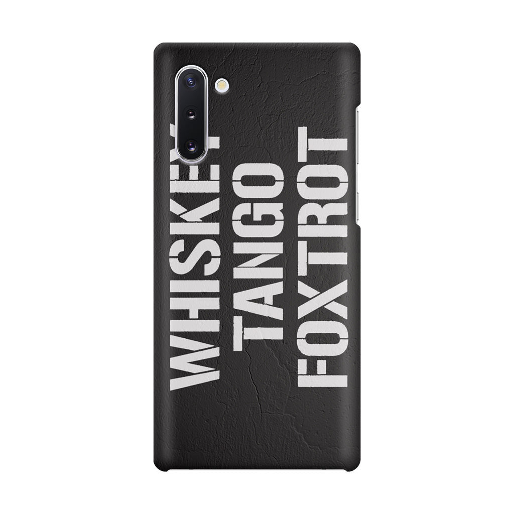 Military Signal Code Galaxy Note 10 Case